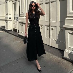 Sandro Tulleries Knit Dress